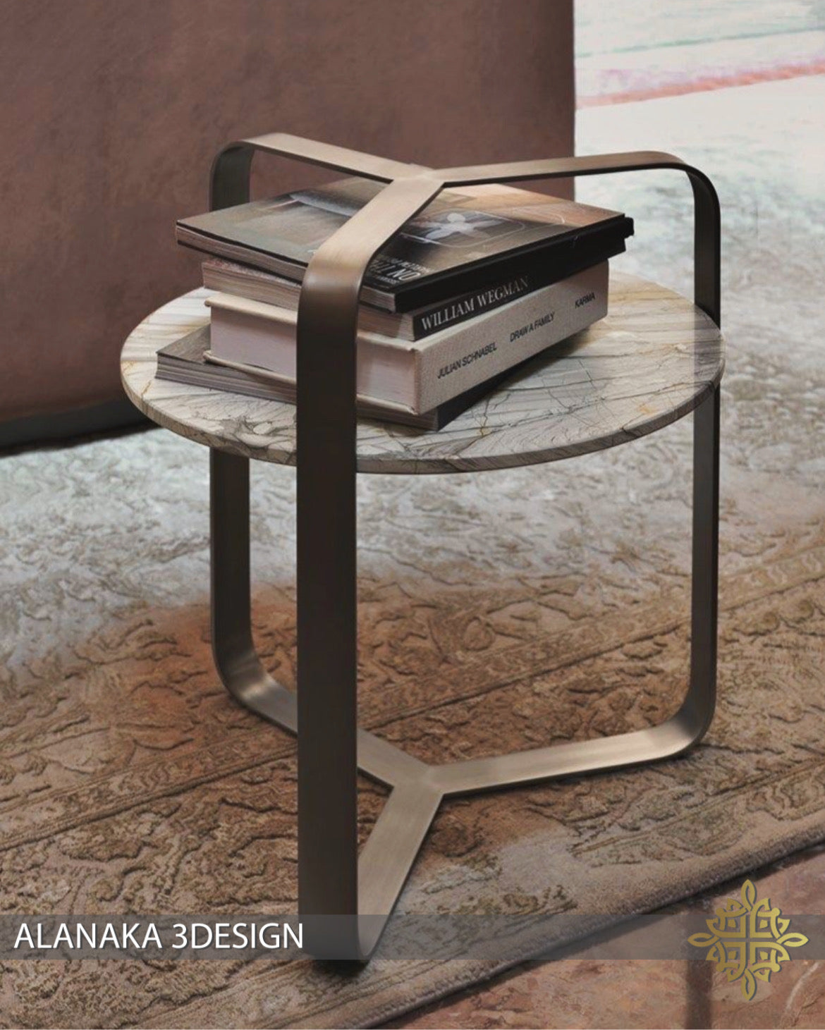 Triangular Side Table