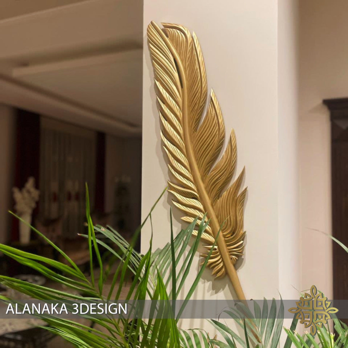 Wood _Feather Wall Art