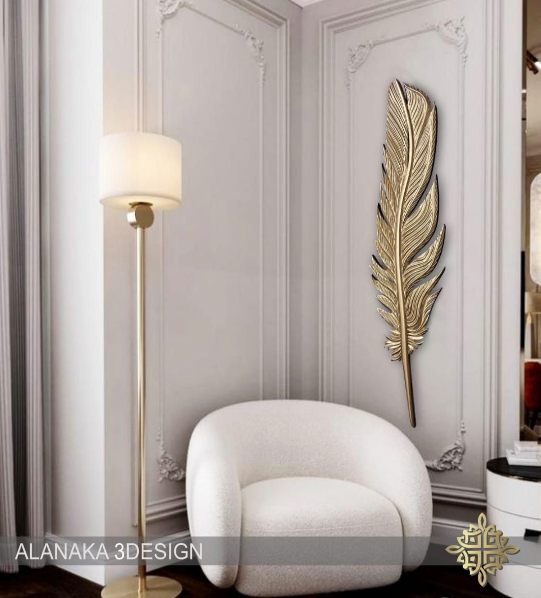 Wood _Feather Wall Art