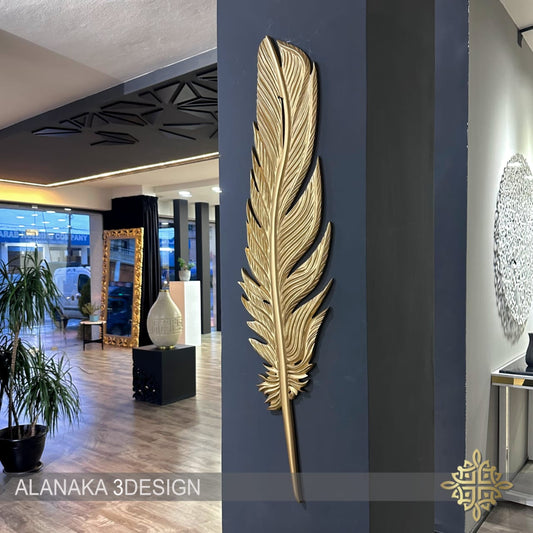 Wood _Feather Wall Art